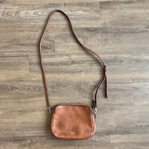 Fossil Satchel Brown